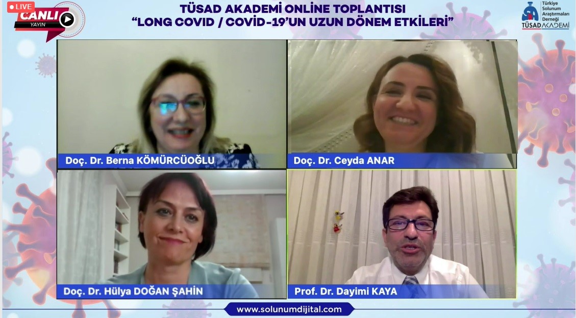 TÜSAD Akademi Long COVID toplantısının konuşmacıları